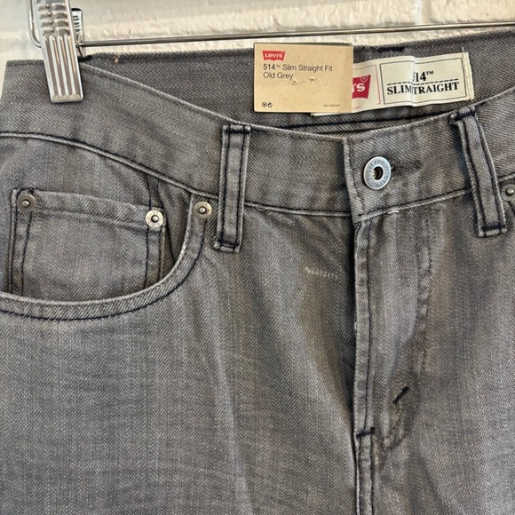 NWT Levi’s 514 slim straight jeans in grey - Picture 4 of 5